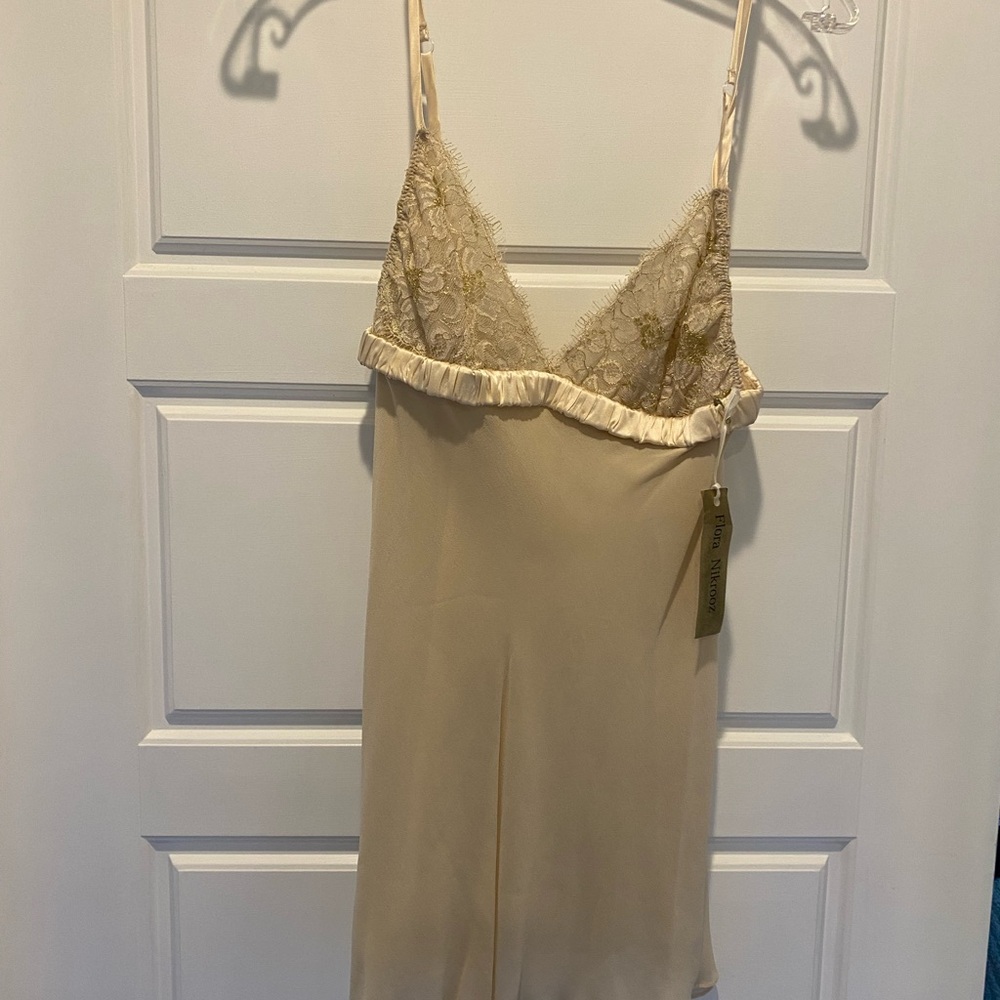 New with tags Flora Nikrooz chemise chiffon size S